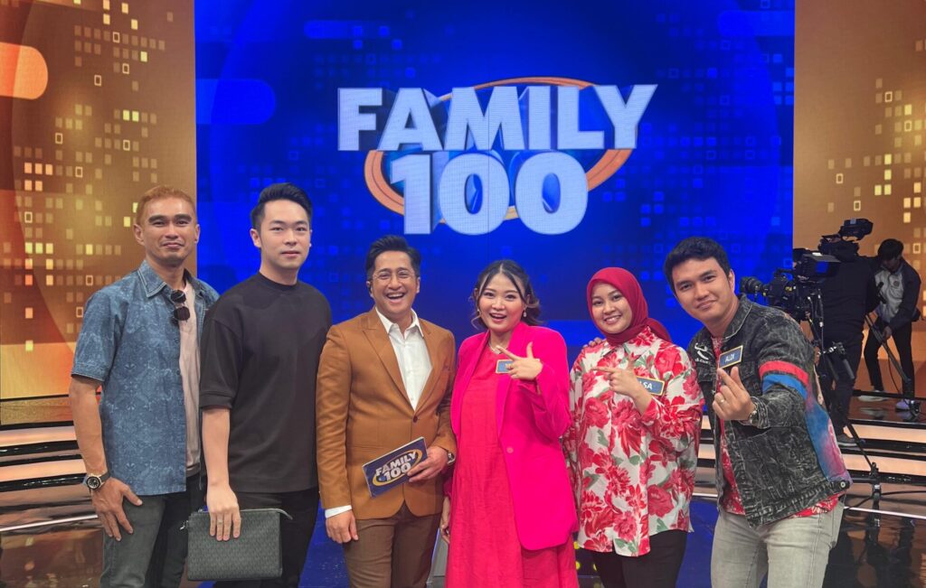 Yunna dan Michael Mercier di acara Family 100
