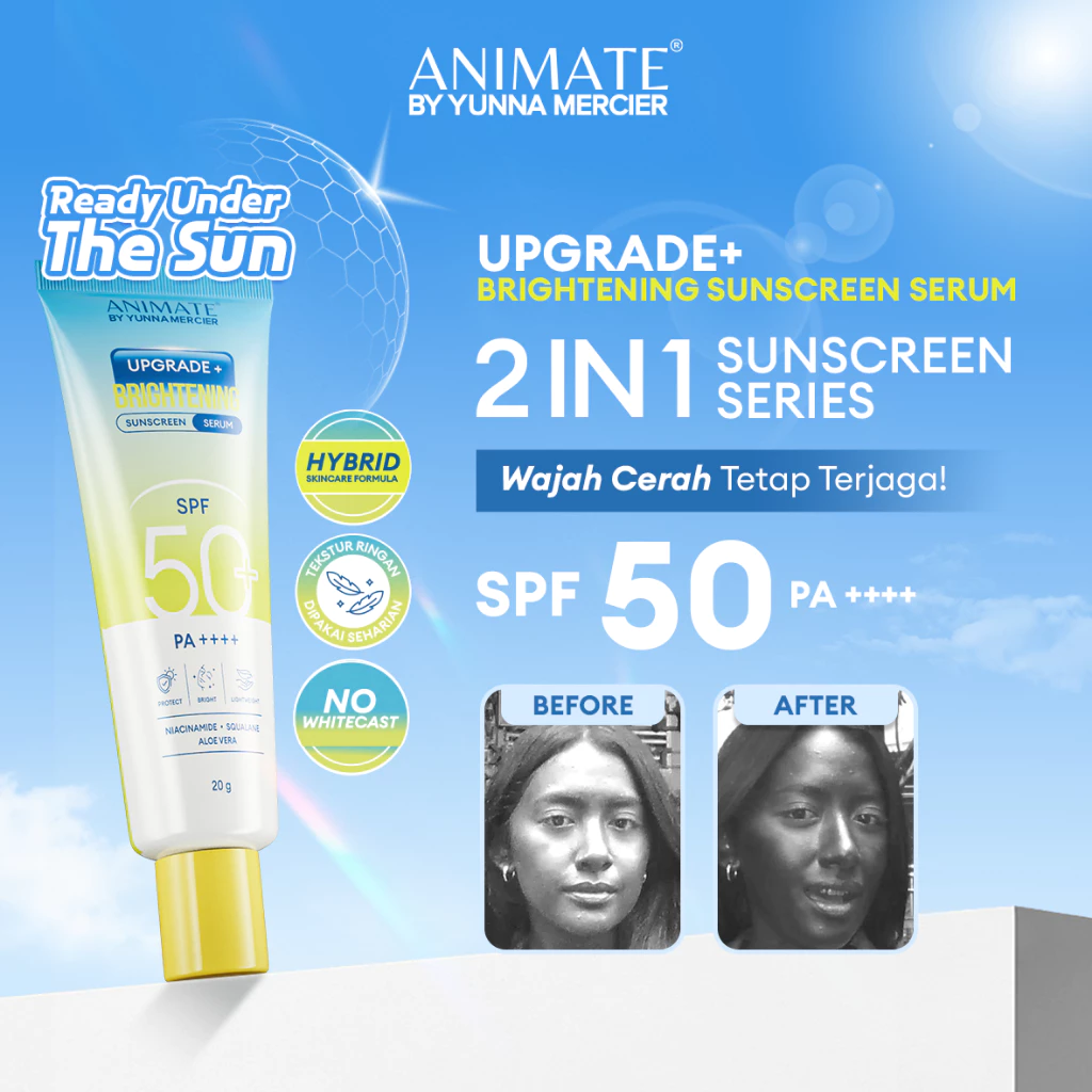 [New Launching] Animate Upgrade+ Sunscreen 2in1 SPF 50 PA+++